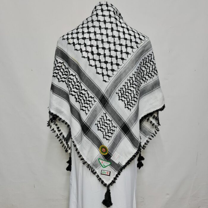 #1 Almas Mnypcs 005 Unisex Many Colours Green Black Arab Head Scarf Wrap Arafat Keffiyeh Yashmagh