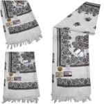 #1 Beautiful Quality Kashmiri Embroidered Shawl Parna Chadar 80x 42 (1)