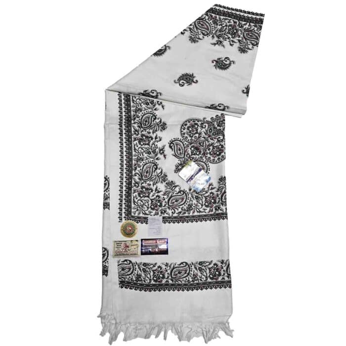 #1 Beautiful Quality Kashmiri Embroidered Shawl Parna Chadar 80x 42 (3)