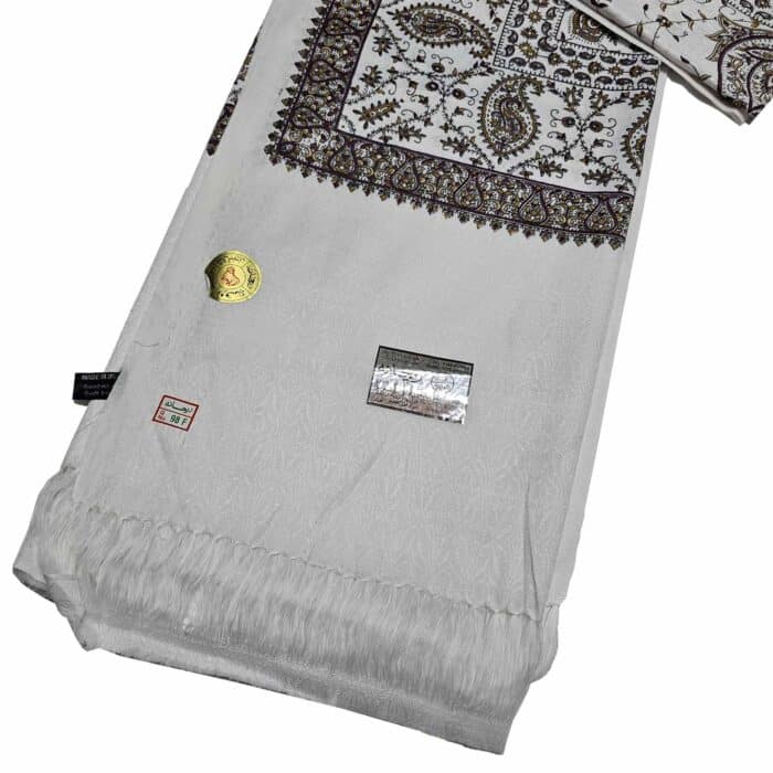 #1 Beautiful Quality Kashmiri Embroidered Shawl Parna Chadar 80x 42 (4)