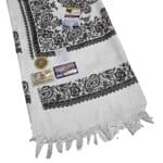 #1 Beautiful Quality Kashmiri Embroidered Shawl Parna Chadar 80x 42 (4)