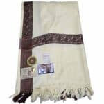 #10 Beautiful Quality Kashmiri Embroidered Shawl Parna Chadar 80x 42 (3)