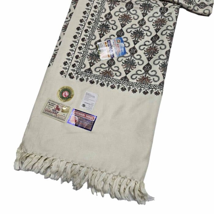#10 Beautiful Quality Kashmiri Embroidered Shawl Parna Chadar 80x 42(4)