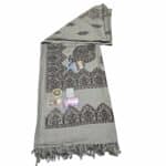 #11 Beautiful Quality Kashmiri Embroidered Shawl Parna Chadar 80x 42 (3)