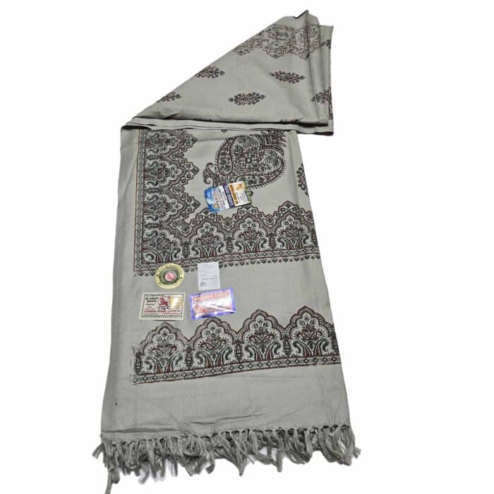 #11 Beautiful Quality Kashmiri Embroidered Shawl Parna Chadar 80x 42 (3)