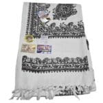 #11 Beautiful Quality Kashmiri Embroidered Shawl Parna Chadar 80x 42 (4)