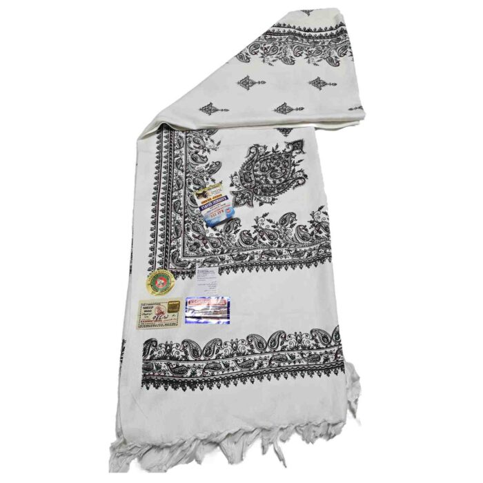 #11 Beautiful Quality Kashmiri Embroidered Shawl Parna Chadar 80x 42 (6)