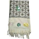 #2 Beautiful Quality Kashmiri Embroidered Shawl Parna Chadar 80x 42 (2)
