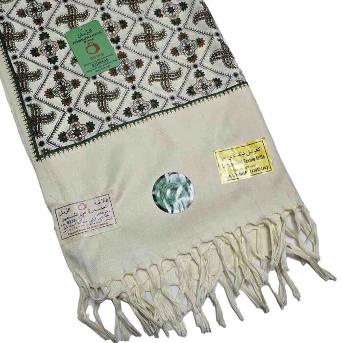 #2 Beautiful Quality Kashmiri Embroidered Shawl Parna Chadar 80x 42 (4)