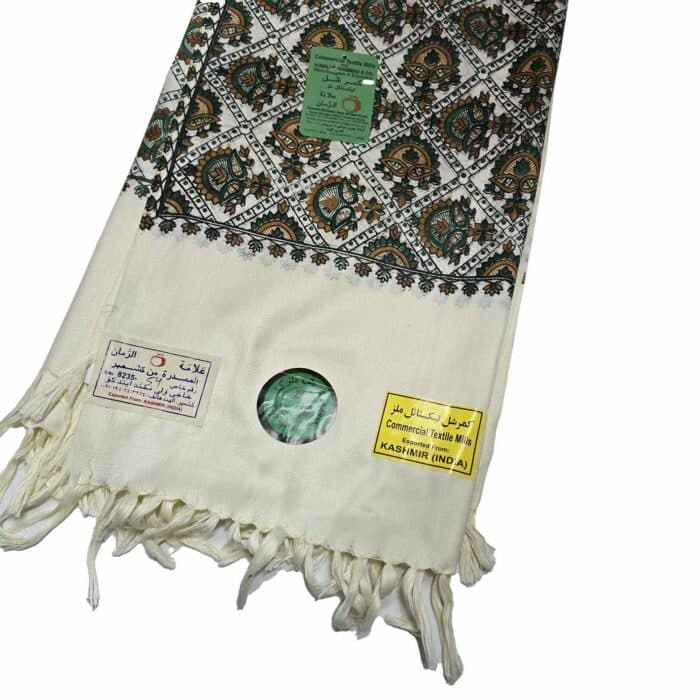 #2 Beautiful Quality Kashmiri Embroidered Shawl Parna Chadar 80x 42(4)