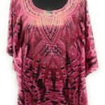 Women's Luxury Kaftan Pink DN1002