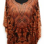 Women's Luxury Kaftan Orange DN1002