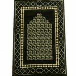 Thick & Soft Olive Green Islamic Prayer Mat 1120g