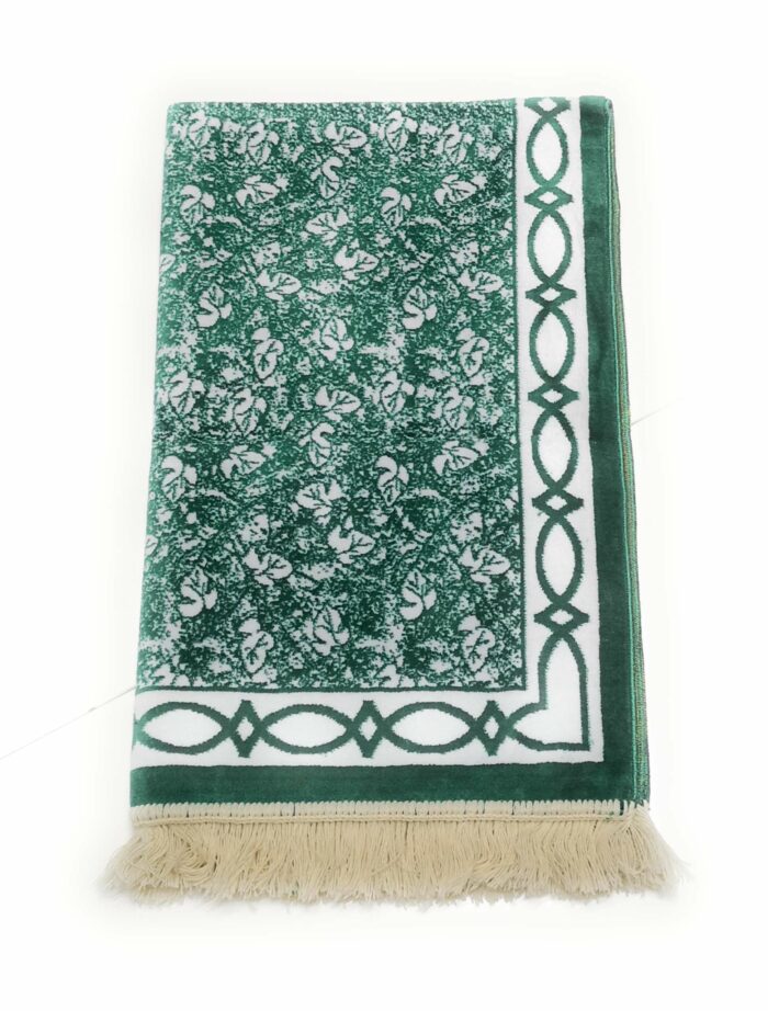 High Quality Turquoise Islamic Prayer Mat 860g