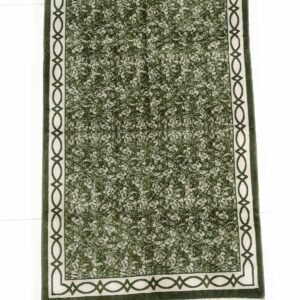 High Quality Olive Green Islamic Prayer Mat 860g