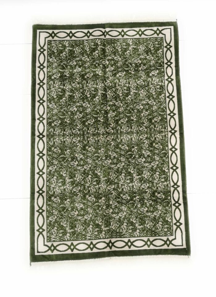 High Quality Olive Green Islamic Prayer Mat 860g