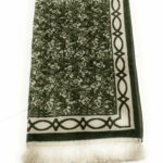 High Quality Olive Green Islamic Prayer Mat 860g