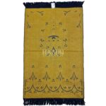 Navy Blue Islamic Floral Masjid Al Nabawi Prayer Mat