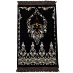 Brown Islamic Floral Masjid Al Nabawi Prayer Mat