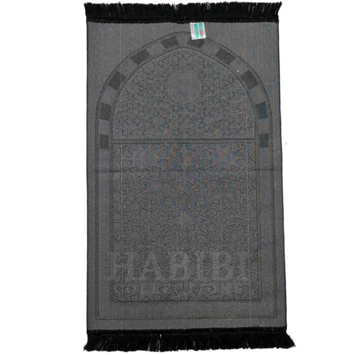 Luxury Islamic Masjid Star Arch Prayer Mat by Saffa. Extremely soft with a lovely, soft feel. Makes an ideal gift for a family or masjid where there are many people praying. Present this to someone who prays their five daily prayers and your reward will be ongoing. New design prayer mat based on beautiful geometric patterns. Product of Turkey by Saffa. VERY HIGH QUALITY! Dimensions: 27.5" x 43.5" (Approximate) Weight: 750g (Approximate)