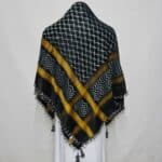 #3 Almas Mnypcs 005 Unisex Many Colours Green Black Arab Head Scarf Wrap Arafat Keffiyeh Yashmagh