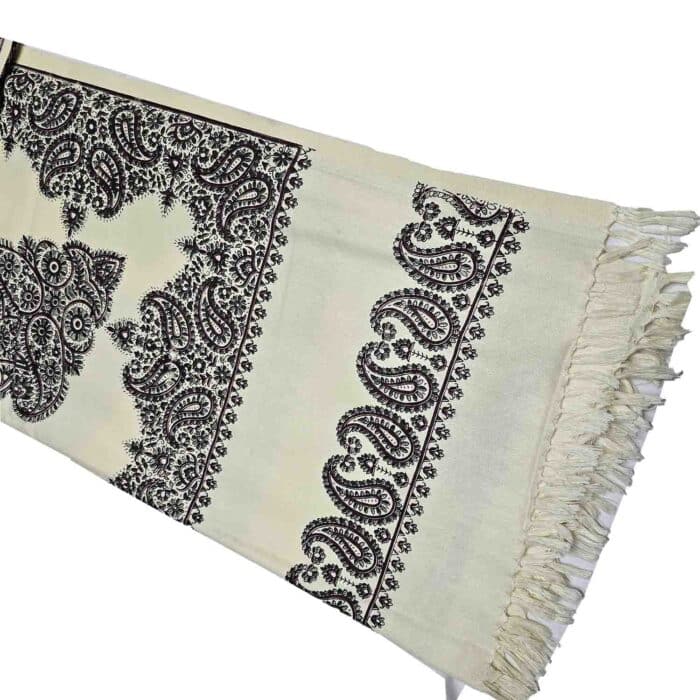 #3 Beautiful Quality Kashmiri Embroidered Shawl Parna Chadar 80x 42 (4)