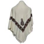 370c #6 Unisex Premium Cream Arab Head Scarf Arafat Wrap Kashmiri Shawl Keffiyeh Yashmagh(3)