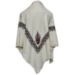 370c #9 Unisex Premium Cream Arab Head Scarf Arafat Wrap Kashmiri Shawl Keffiyeh Yashmagh (3)