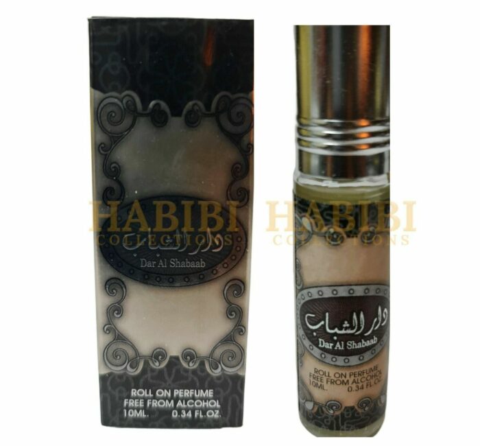 Pack of 4 Men's Dar Al Shabab Perfume Oil 10ml By Ard Zaafaran