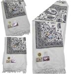 #4 Beautiful Quality Kashmiri Embroidered Shawl Parna Chadar 80x 42 (1)