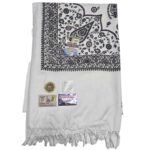#4 Beautiful Quality Kashmiri Embroidered Shawl Parna Chadar 80x 42 (2)