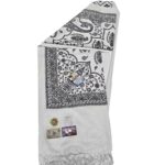 #4 Beautiful Quality Kashmiri Embroidered Shawl Parna Chadar 80x 42 (3)