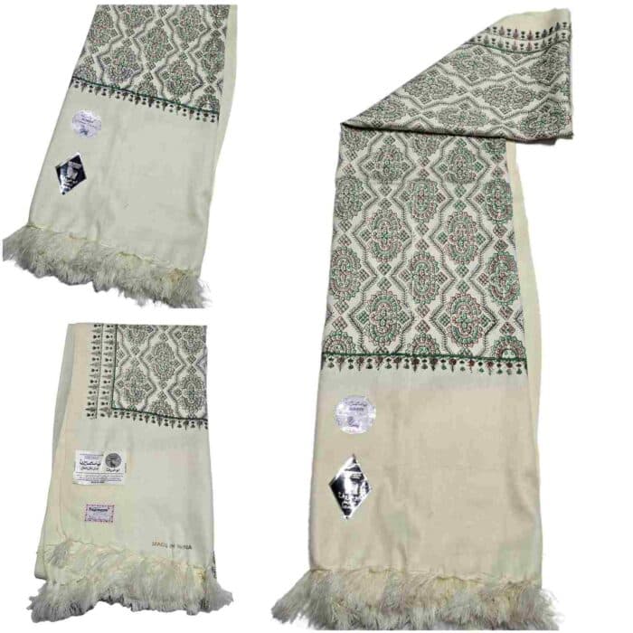 #4 Beautiful Quality Kashmiri Embroidered Shawl Parna Chadar 80x 42 (5)