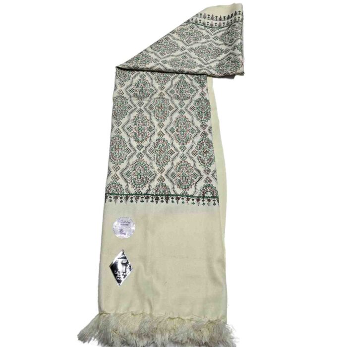 #4 Beautiful Quality Kashmiri Embroidered Shawl Parna Chadar 80x 42 (7)
