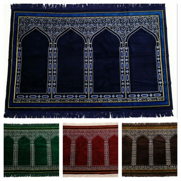 4persons 002 4 Persons Extra Large Prayer Mat Musalla Janamaaz (5)