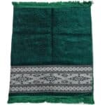 4pplhaji 003 Extra Large Reversible Green Grey Islamic Prayer Mat Musallah Janamaaz (4 People) (7)