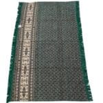 4pplhaji 008 Extra Large Reversible Green Grey Islamic Prayer Mat Musallah Janamaaz (4 People)(4)