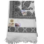 #5 Beautiful Quality Kashmiri Embroidered Shawl Parna Chadar 80x 42 (2)