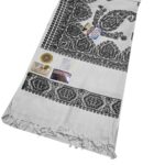 #5 Beautiful Quality Kashmiri Embroidered Shawl Parna Chadar 80x 42 (4)