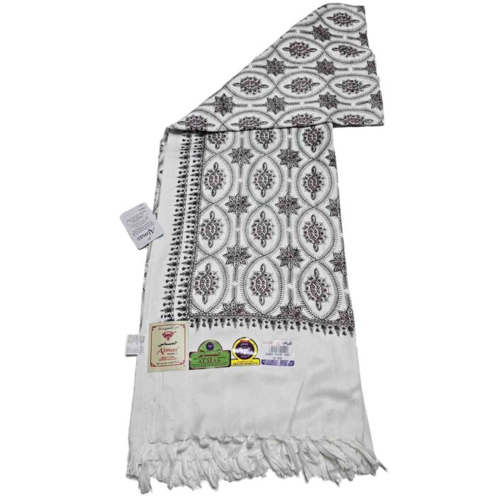 #5 Beautiful Quality Kashmiri Embroidered Shawl Parna Chadar 80x 42 (7)