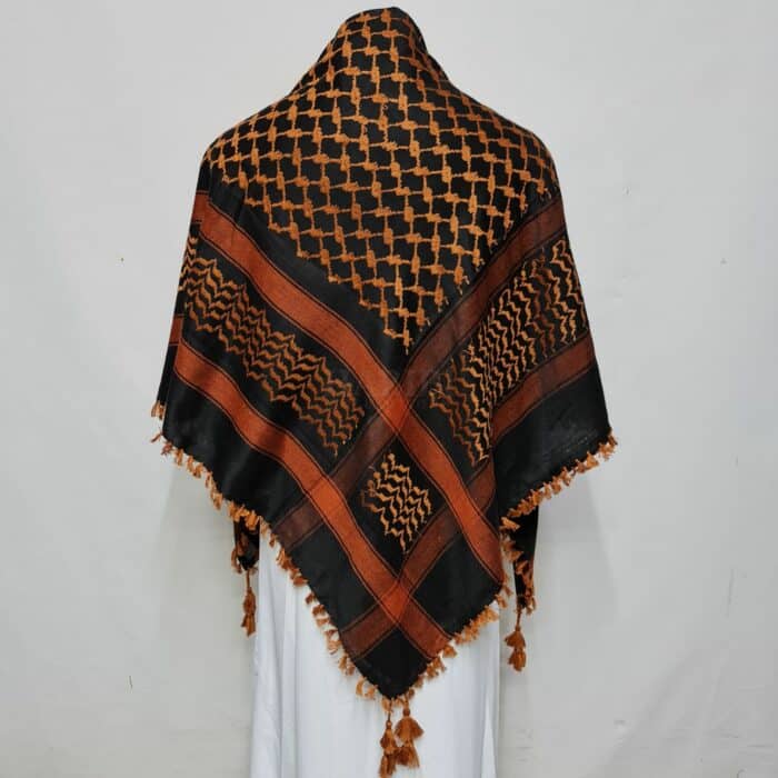#6 Almas Mnypcs 005 Unisex Many Colours Green Black Arab Head Scarf Wrap Arafat Keffiyeh Yashmagh