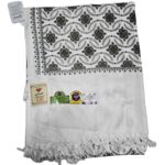 #6 Beautiful Quality Kashmiri Embroidered Shawl Parna Chadar 80x 42(6)