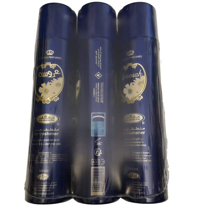 6x Aroosa Aerosol Air Freshener 300ml Home Fragrance Spray (2)