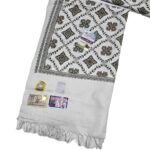 #7 Beautiful Quality Kashmiri Embroidered Shawl Parna Chadar 80x 42(4)