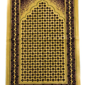 Maroon Diamond Pattern Prayer Mat Musullah Janamaz - Design 9