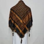 #8 Almas Mnypcs 005 Unisex Many Colours Green Black Arab Head Scarf Wrap Arafat Keffiyeh Yashmagh(2)