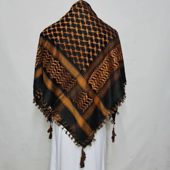 #8 Almas Mnypcs 005 Unisex Many Colours Green Black Arab Head Scarf Wrap Arafat Keffiyeh Yashmagh(2)