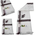 #8 Beautiful Quality Kashmiri Embroidered Shawl Parna Chadar 80x 42 (1)
