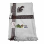 #8 Beautiful Quality Kashmiri Embroidered Shawl Parna Chadar 80x 42 (2)