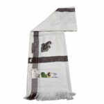 #8 Beautiful Quality Kashmiri Embroidered Shawl Parna Chadar 80x 42 (3)